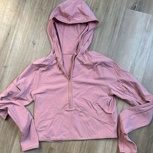 Cropped Lululemon workout jacket. Size Medium